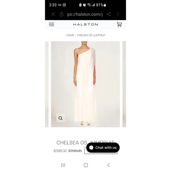 HALSTON CHEALSEA‎ JUMPSUIT